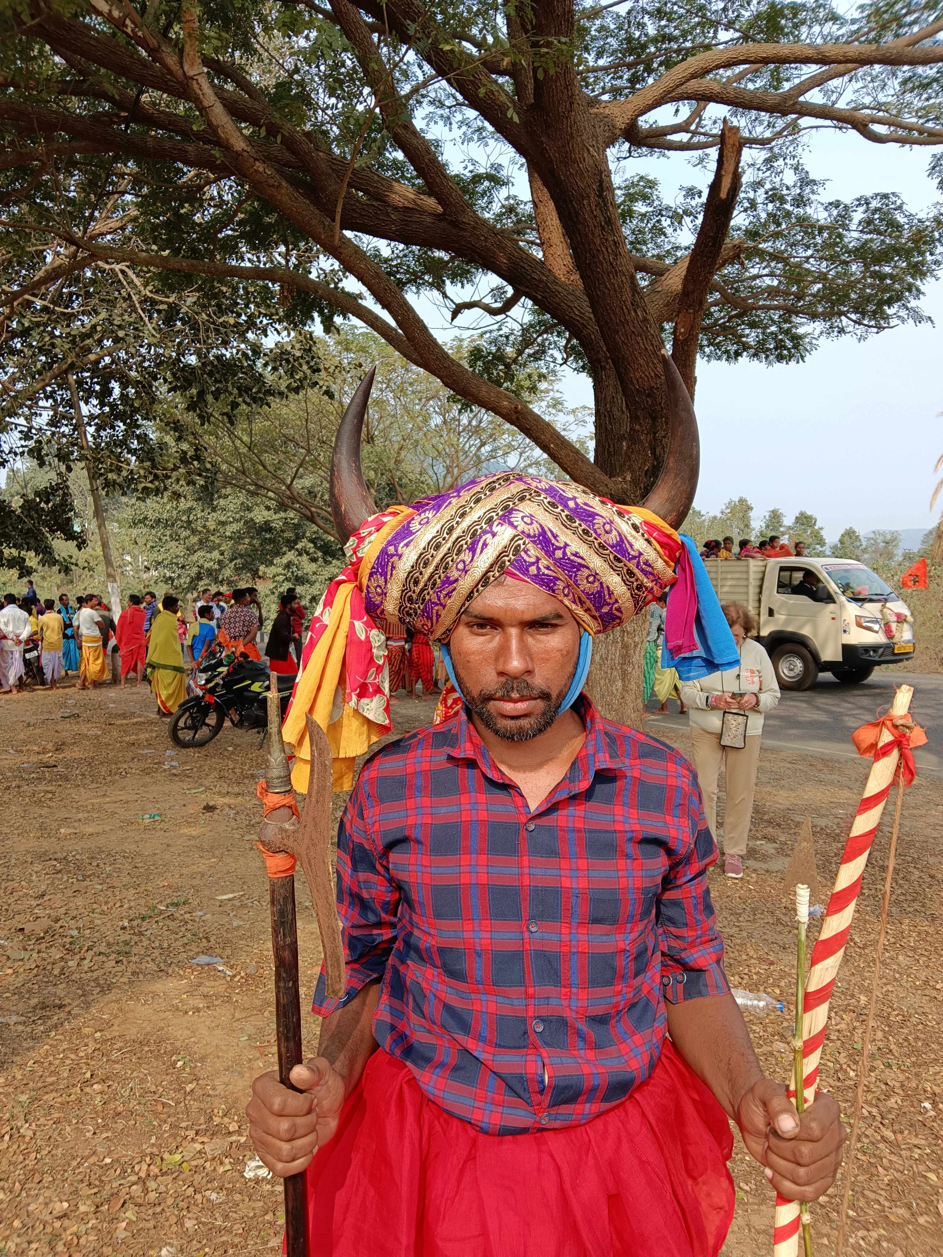 Portrait of a woman with curly hair